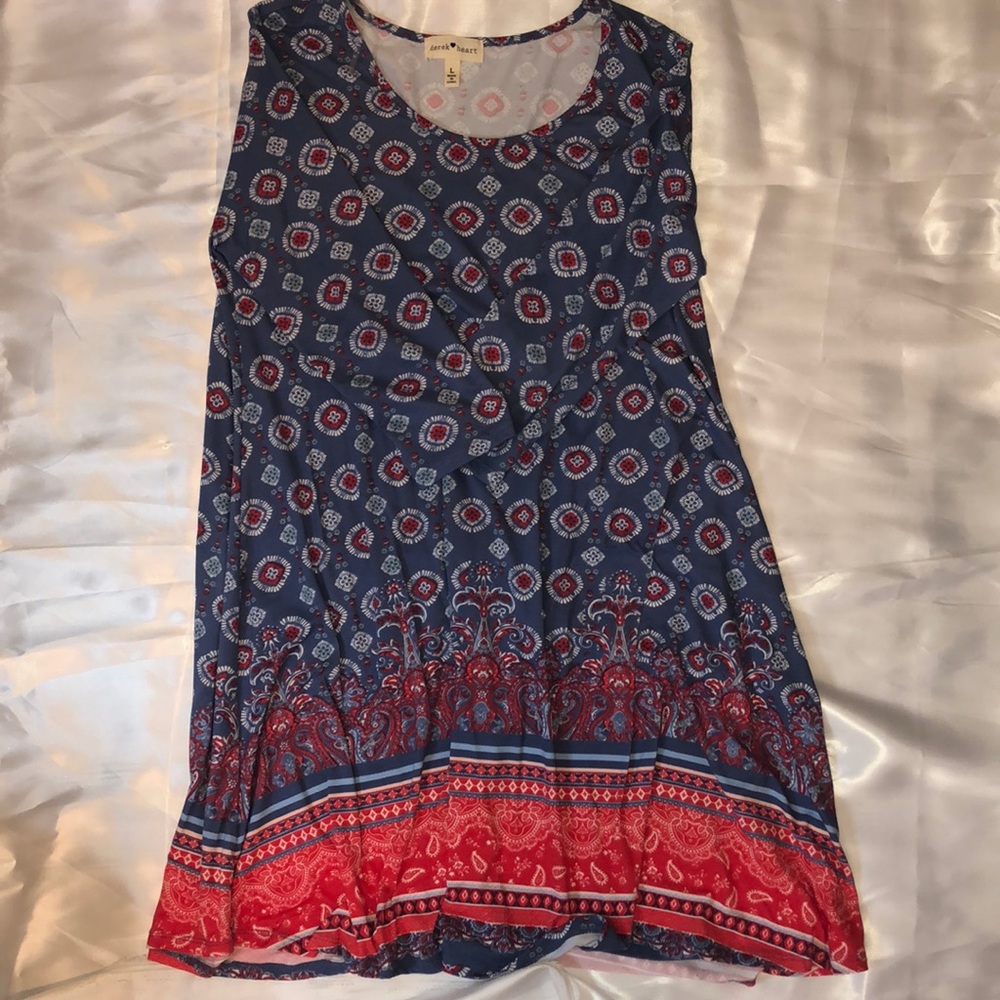 Long Sleeve Bohemian Printed Dress